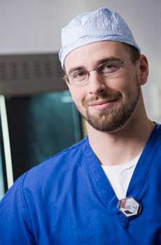 physician smiling