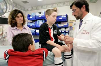 doctor with patient