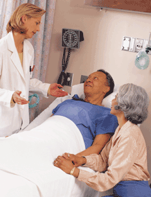 patient in hospital