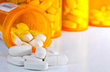 medication bottles and pills
